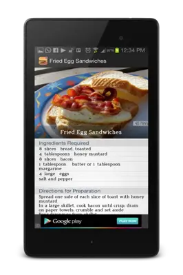 American Recipes android App screenshot 1